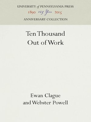 cover image of Ten Thousand Out of Work